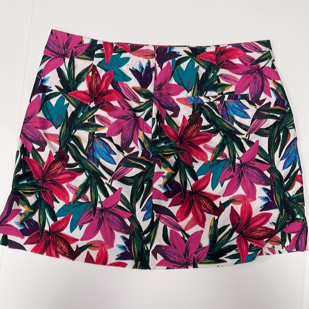 Lady Hagen Floral Golf Skort Size 14 Multicolors EUC